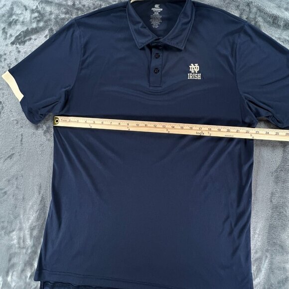 Colosseum Polo Shirt Men XL University of Notre Dame Fighting Irish Football - Picture 7 of 8